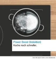 BOSCH PVS611B16E Serie 4 Kochfeld mit Dunstabzug (Induktion) 60 cm Rahmenlos aufliegend